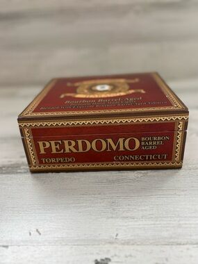 3 Wooden Cigar Boxes 2 Arturo Fuente, 1 Perdomo Habano Decorative